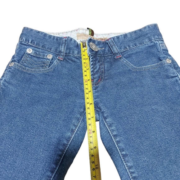 5 PM Von Dutch Low-rise Flared Bottom Jeans Size 26 EUC - Picture 7 of 10